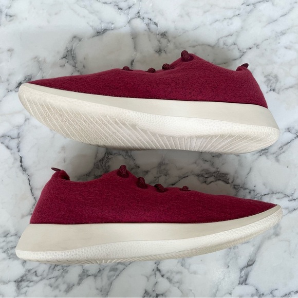 Allbirds Wool Runners Women's Athletic Shoes Sneakers Size 10 Red - Picture 9 of 11